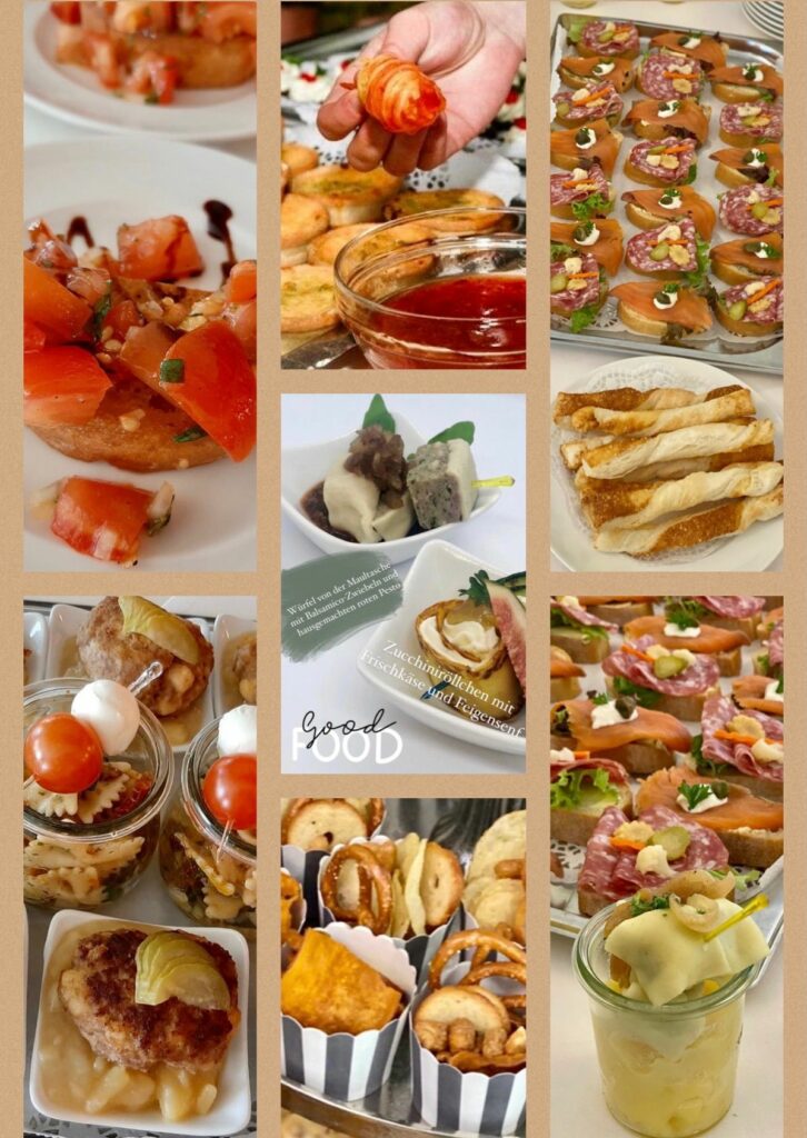 Aperitif, Snacks, Fingerfood, Feiern, Restaurant Goldener Pflug, Hotel & Restaurant Goldener Pflug